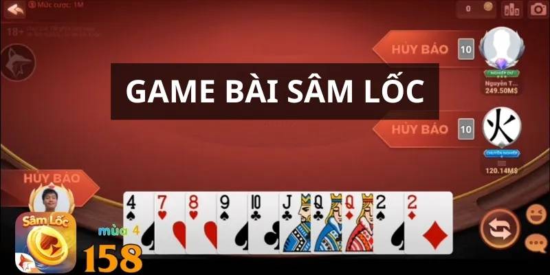 Quy tắc chơi sâm lốc khác tạo nên sự thú vị cho tựa game